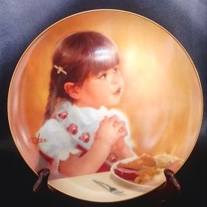 "I'm Thankful Too" Decor Plate by Donald Zolan 1987